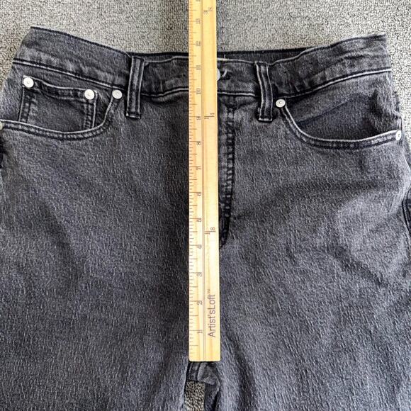 Madewell The Perfect Vintage Jeans Women's 29 Black Denim Dark Wash High Rise - Picture 8 of 9